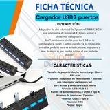 Adaptador HUB USB 7 puertos