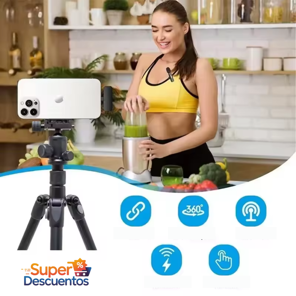 Micrófono inalámbrico bluetooth K8